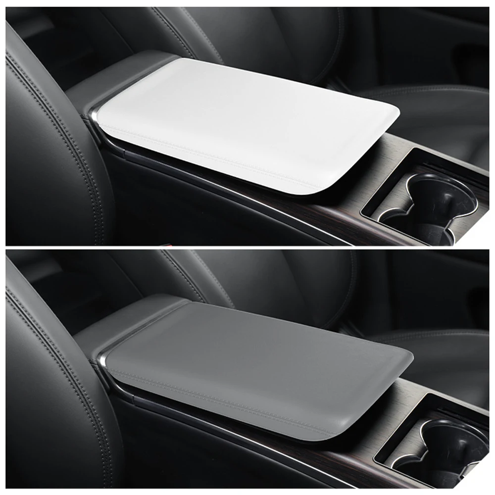 TPE Armrest Box Protective Cover for Tesla New Model X Model S 2023 2024 Center Console Arm Rest Protector Pad Car Accessories — view 3