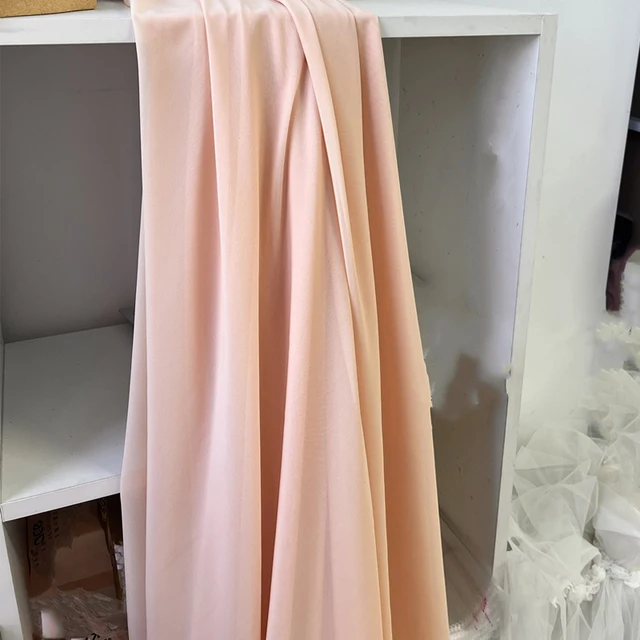 Pink and Purple Chiffon Fabric for Clothing and DIY Projects