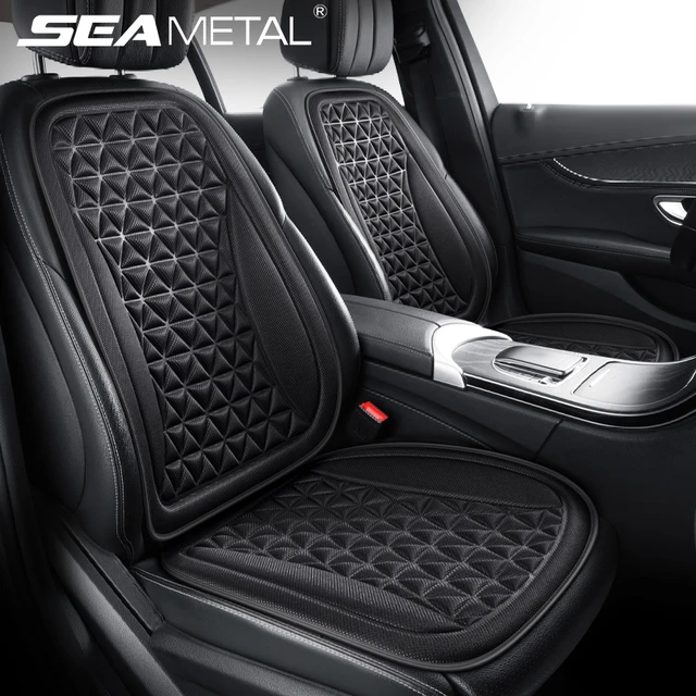 Atmungsaktive Stoff Auto Sitz Abdeckung 3D Weiche Beule Design Sitz Matte  Zurück Unterstützung Auto Stuhl Kissen Sommer Kühl für Auto zubehör -  AliExpress