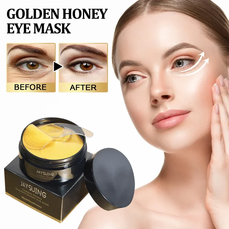 

Golden Collagen Eye Mask Fade fine lines puffiness remove Dark Circles Anti-Wrinkle Aging hydration firming eye skin care patch