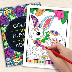 Relaxing Mandala and Floral Themed Coloring Book (32 Pages Coloring)