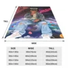 Juice Wrld Flannel Blanket Rapper Freestyle Colorful Super Warm Throw Blanket for Chair Sofa Bed Picnic Bedspread Sofa Bed Cover 6
