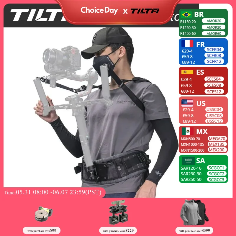 Tilta Gimbal Support Vest Shoulder Rig For DJI RS3/RS4 Series