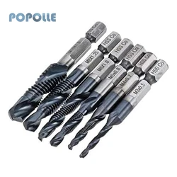 Robinet Composite M35 plaqué Cobalt HSS6542, multifonctionnel, à poignée hexagonale, vis chanfrein, robinet en spirale intégré M3 M10 