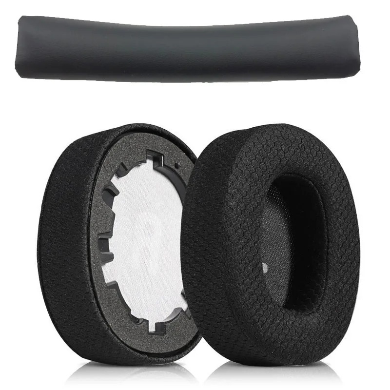 Premium Replacement Earpads for Over-Ear Headphones - Soft Cushion Ear Pads and Headband Accessory Pack