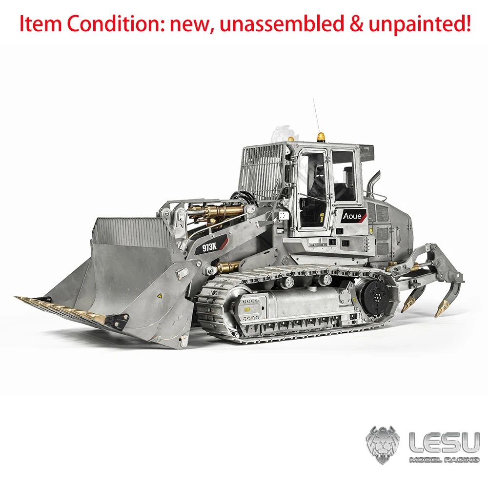 LESU 973K 1/14 Scale RC Hydraulic Metal Loader KIT Openable Bucket Trucks Model with ESC Motor Remote Control Car Toy TH23767 3