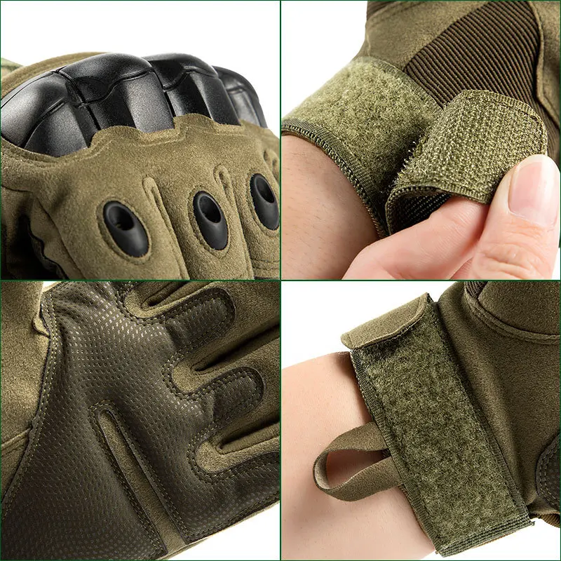 Tactical Military Gloves Men Shooting Gloves Touch Design Sports Protective Fitness Motorcycle Hunting Full Finger Hiking Gloves