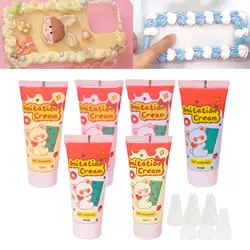 6 - Piece Whipped Cream Clay Glue Set for Crafting and Jewelry Making (Style A)