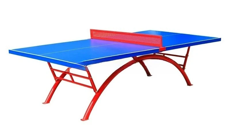 Outdoor Table Tennis Table with Weather-Resistant Coating for Backyard and Parks