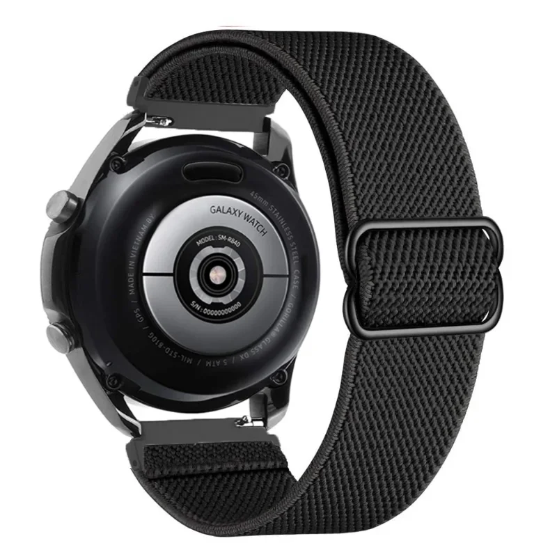 Ремешок нейлоновый эластичный для Samsung Galaxy Watch 4 40 44 мм 5 Pro Calssic 42 мм 46 мм, браслет подходит для Huawei Gt2 3 Amazfit Gts2 20 мм 22 мм