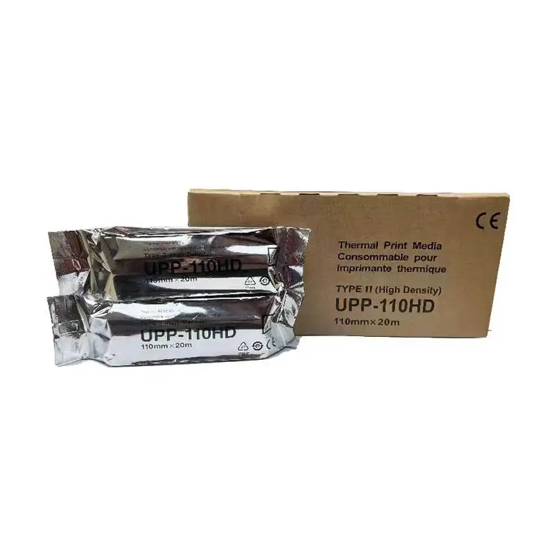 UP-860 UP-890 UP-895MD 고밀도 감열지, UPP-110HD 초음파 인쇄지 호환, 10 롤