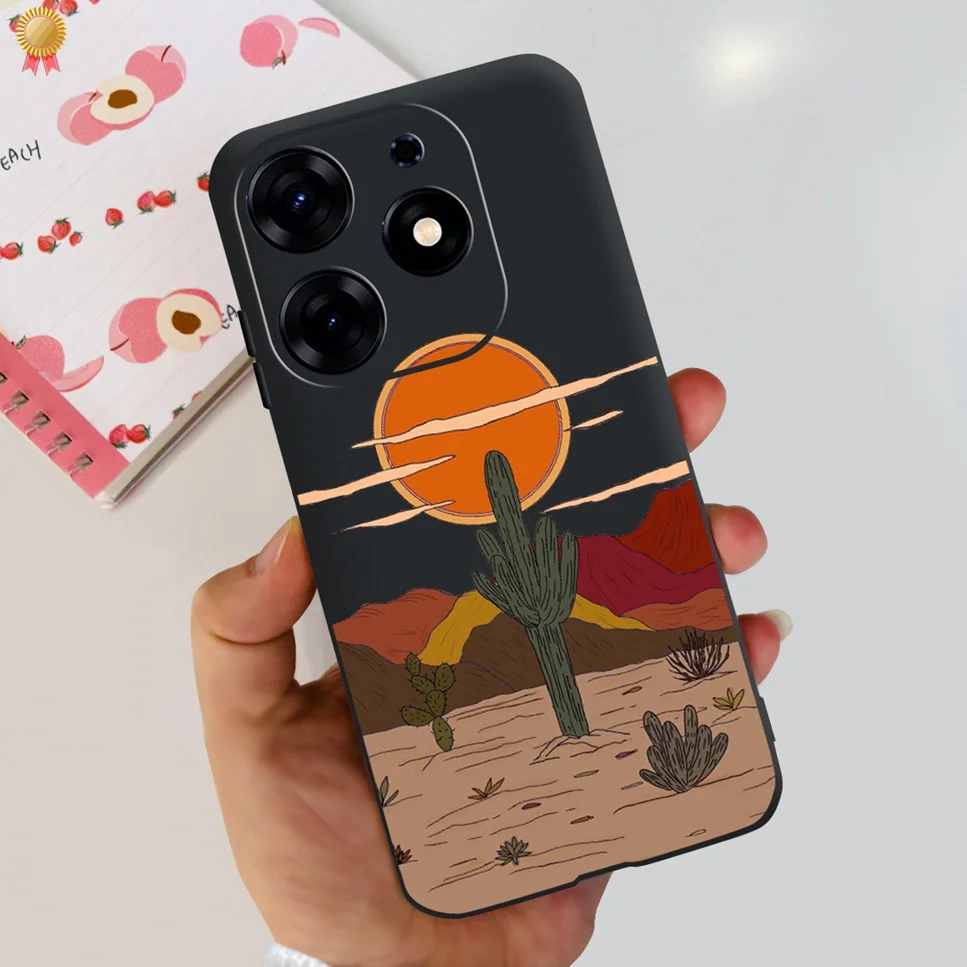 Clear Cartoon TPU Silicone Shockproof Back Cover