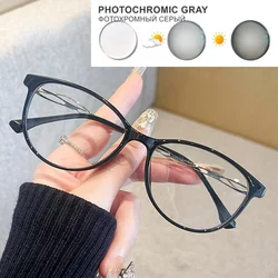 Elegant Light Wine Red Small Oval Glasses with Customizable Prescription Lenses - Customized (Bright Black Turn Gr)