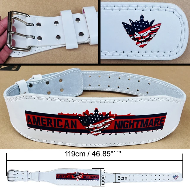 Cody Rhodes Weight Belt American Nightmare Pro Quality Training Gear Powerlifting Bodybuilding Championship Leather Belt 3