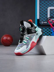 Premium Breathable Fashion - forward Kids' Basketball Shoes - 31 (White 9188)