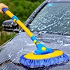 Car Cleaning Brush Detailing Adjustable Super Absorbent Car Wash Brush Telescoping Long Handle Cleaning Mop Car Accessories 1