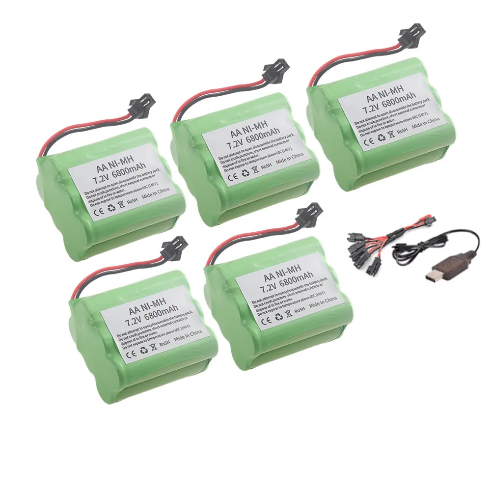 Chargeur RC 1S 3.7V LiPo 2.6A 6 ports USB pour batterie drone