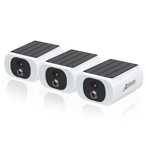 ANRAN 2/3/4 PCS Outdoor Wireless WIFI Camera 2.4G 3MP Battery Solar Security Camera Floodlight Color Night Vision Local Alarm - Image 8
