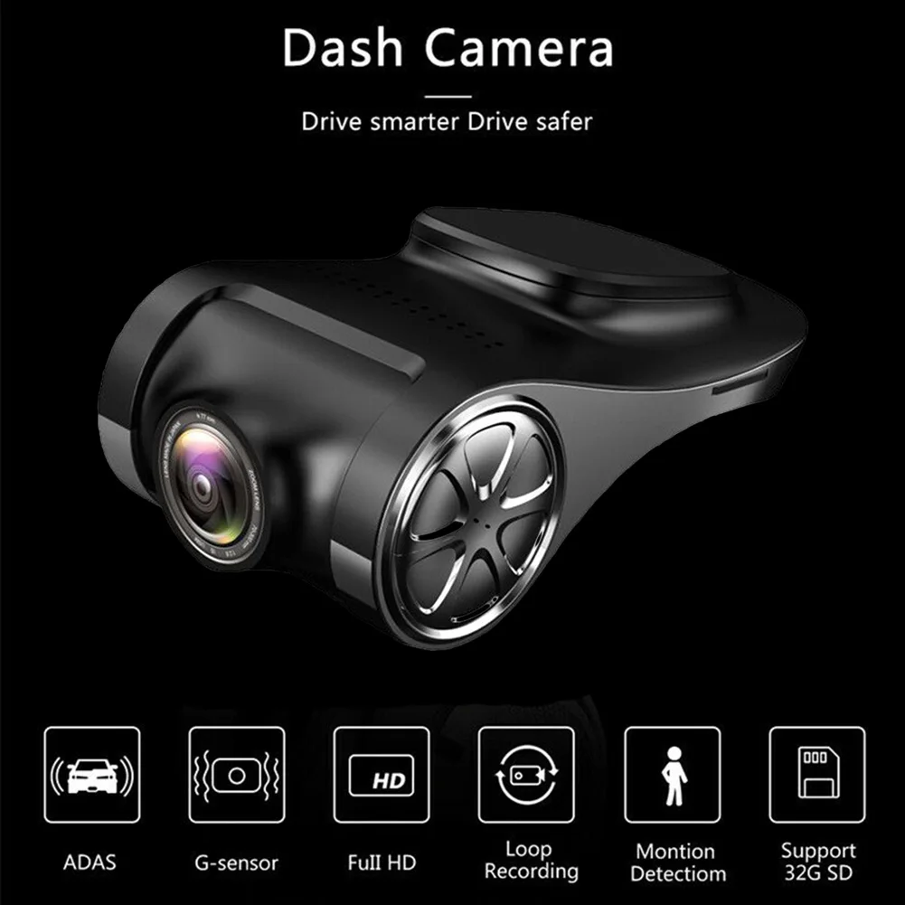 

1080P Dash Cam DVR Car Dash Cam USB DVR Car Recorder Dash Cam ADAS Assistance/loop Recording/starlight Night Vision