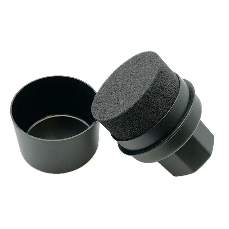 Auto Rad Polieren Wachsen Gebogene Reifen Schwamm Pinsel Mit Abdeckung Reifen Sauber Kontur Dressing Applikator Pads für Auto Zubehör – Detail 12