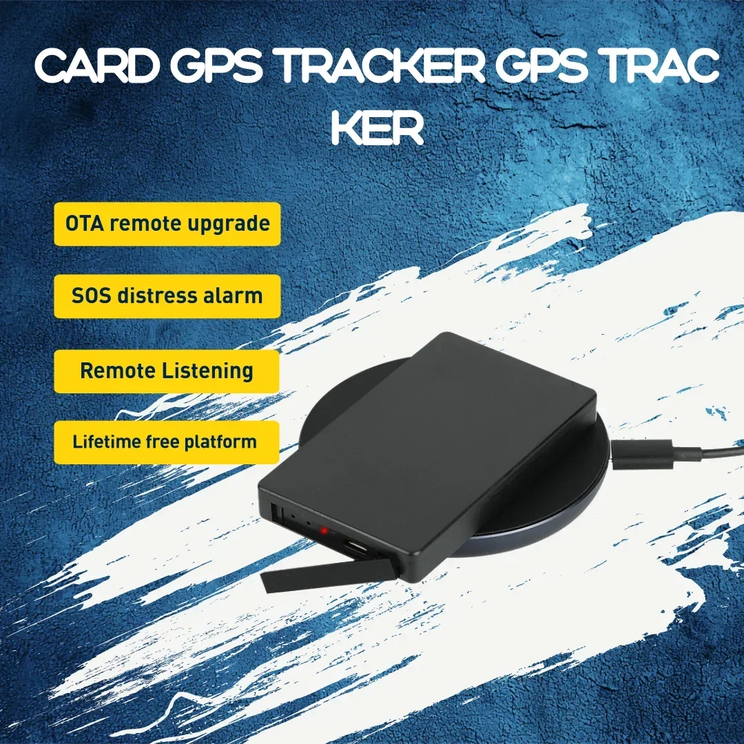 Card Type Locator for Personal Wallet Card SOS Surrounding Alarm GPS Location Tracker 4G