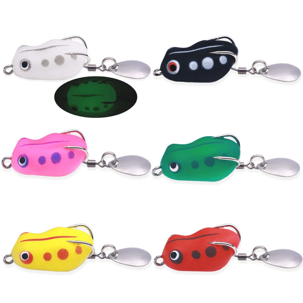 Piccola Mini Thunder Frog Piccolo Pesce Nero Thunder Frog Fake Bait Luya Frog Fake