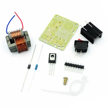 15KV ad alta frequenza DC generatore di accensione ad arco ad alta tensione Inverter Boost Step Up 18650 Kit fai da te U Core Transformer Suite 3.7V