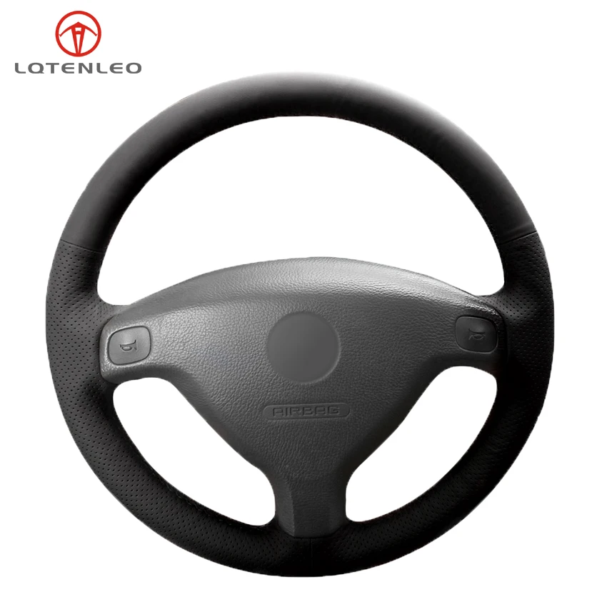 Black Pu Artificial Leather Steering Wheel Cover For Opel Astra (g