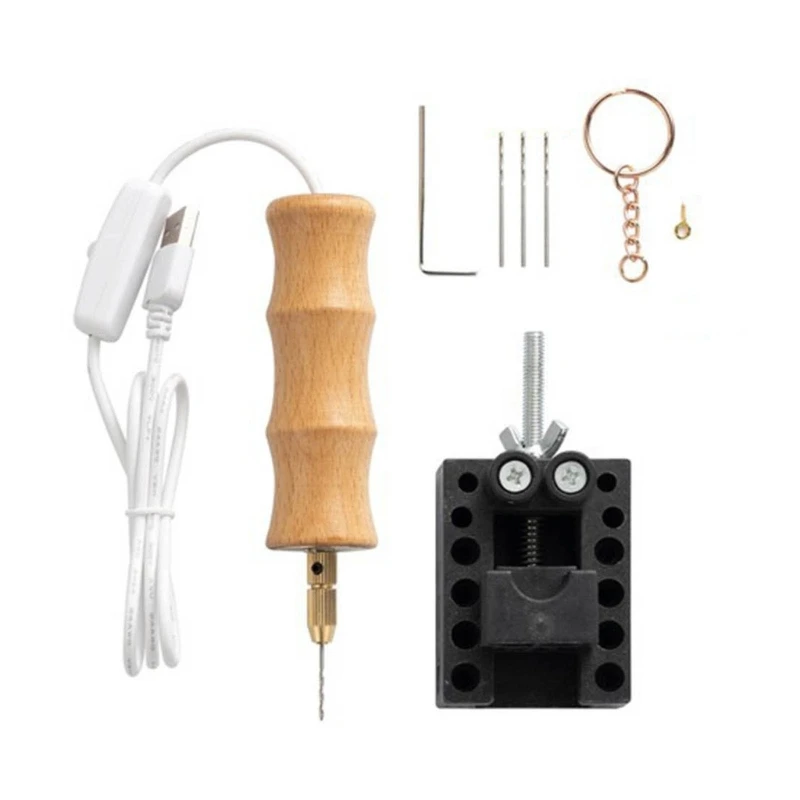 

Electric Resin Drill Set Hand Drill Resin Jewelry Making Home USB Power Tool