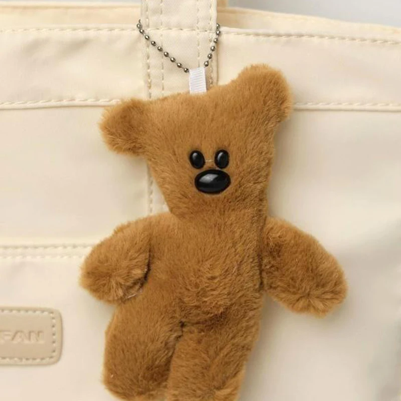 

Милый плюшевый медведь, искусственное животное, кукла, подвеска для телефона, брелок для автомобиля, парный рюкзак, подвески, сумка, декоративные аксессуары