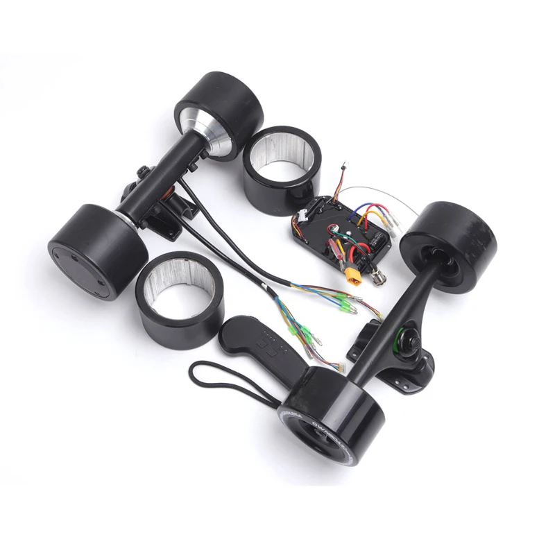 

90*54mm Dual Brushless hub motor kit with Hobwing ESC for electric skateboard