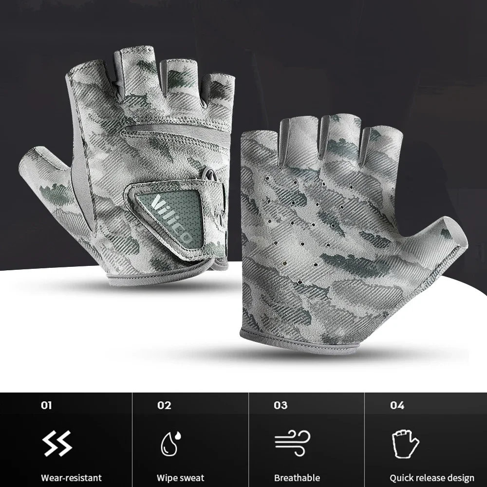 1Pair Fishing Gloves for Men Women,Half Finger Gloves for Rowing, Sailing, Hiking, and Kayaking, Quick Dry UV Protection UPF 50+ 5