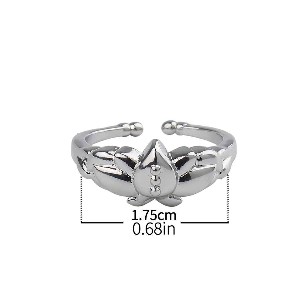 Anime Frieren Ring Frieren Himmel Cosplay Adjustable Metal Rings Unisex Jewelry Pendant Accessory Fans Gift 6