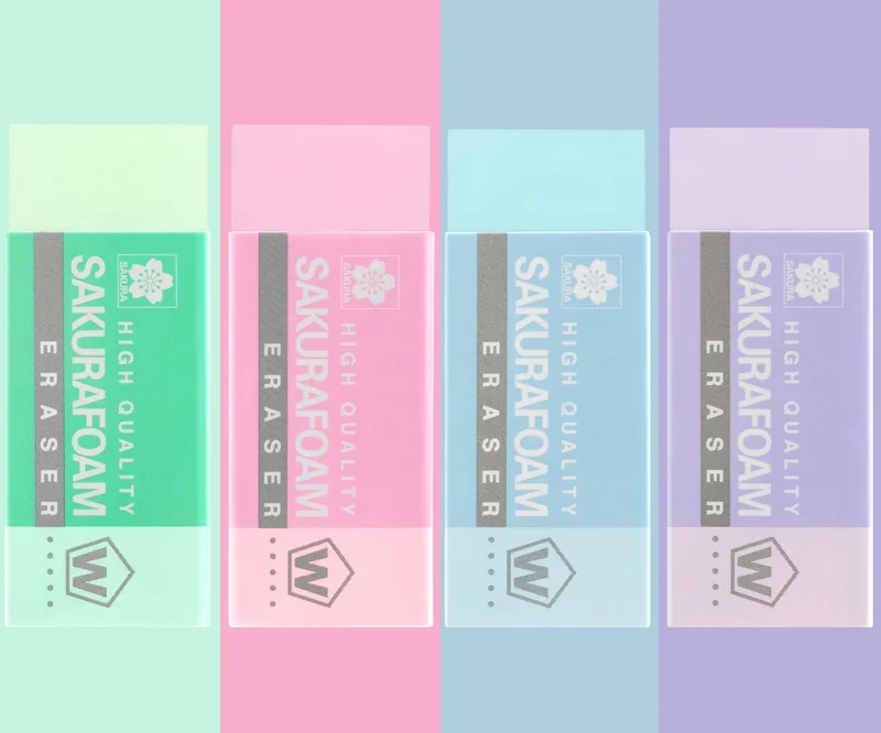 5 pièces Sakura mousse gomme professionnelle dessin Art croquis gommes en caoutchouc crayon gomme haute polymère XRFW-100