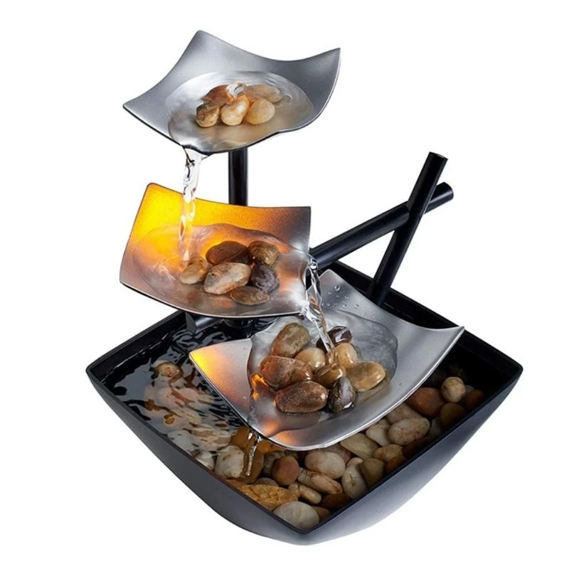 نافورة الطاولة سطح المكتب زخرفة نافورة المياه الكه...