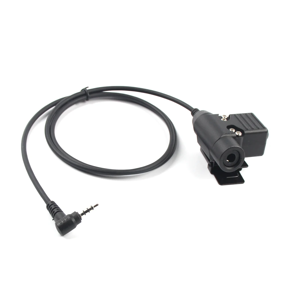 HD03 Tactical Bowman Elite II Headset Microphone with U94 PTT Adapter  For YAESU For VERTEX VX-5R VX-3R walkie talkie Radio