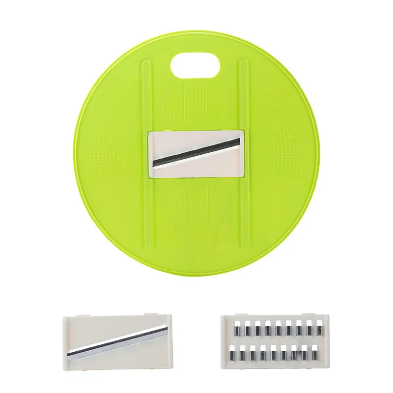 Vegetable slicer salad spinner Multi-functional Salad Dehydrator Vegetable Cutter Drain Basket Household Vegetables Fruit Cucumbers Potatoes Shredded