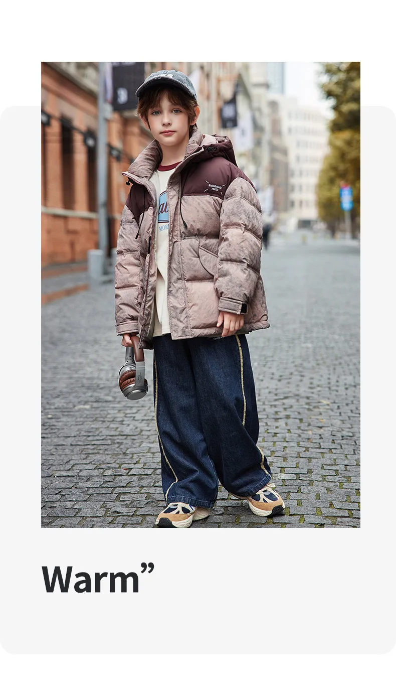 OLEKID 2025 Winter Kinder Jungen Daunenjacke Mit Kapuze Dicke Warme Teen Jungen Daunenjacke Mantel 5-12 Jahre Kinder Parka Oberbekleidung Outfit – Detail 5