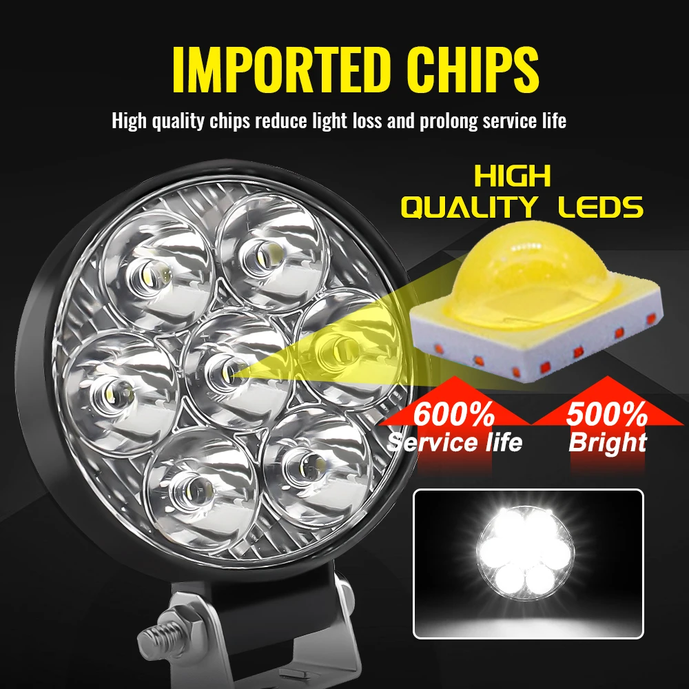 Hight Power Faros Led Off Road 4x4 Working Light For Car 4wd Trucks Atv Suv  Trailer Offroad Motorcycle Waterproof Driving Lights - Light Bar/work Light  - AliExpress