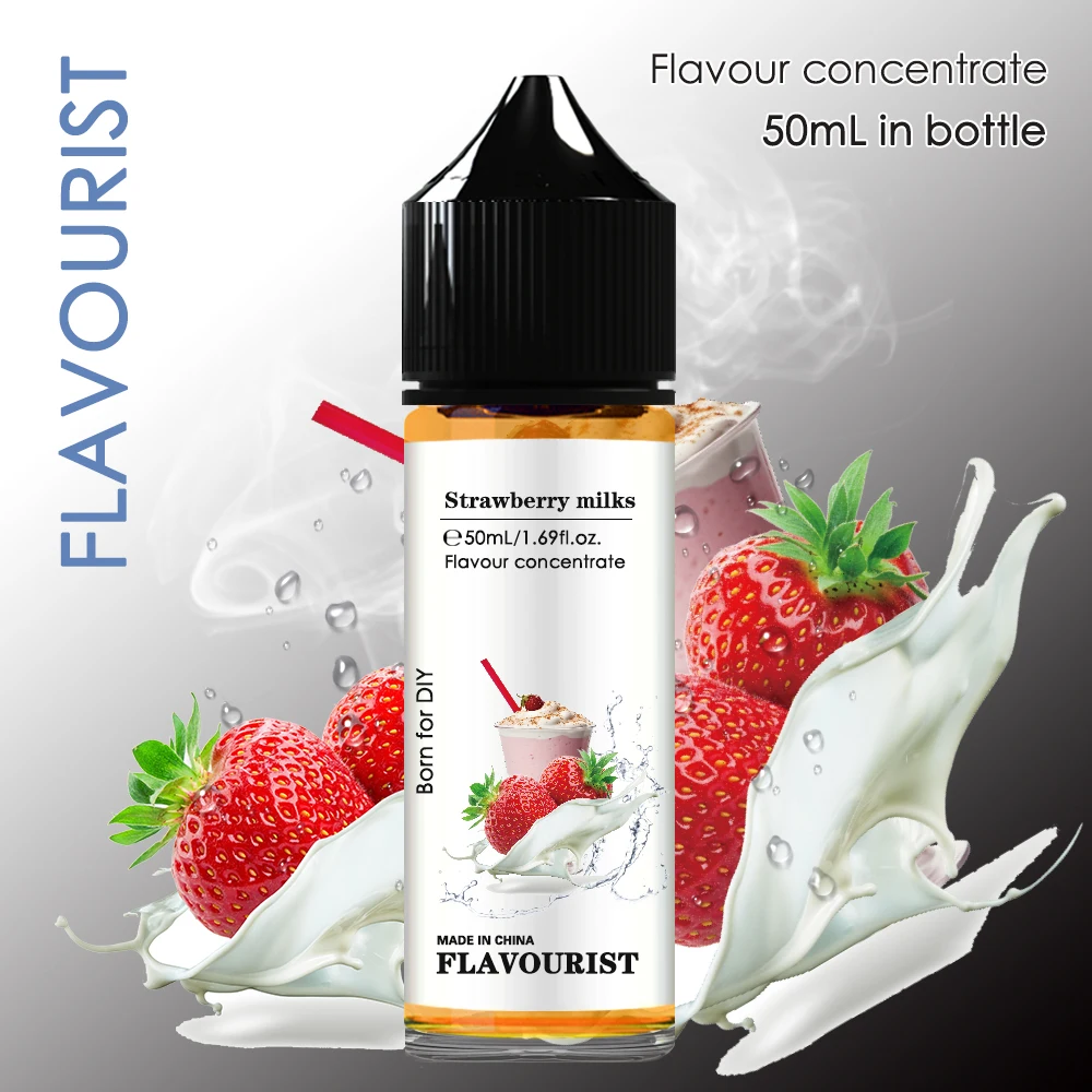 FLAVOURIST Strawberry milkshakes aroma flavoring concentrate water solubility Strawberry shake flavored strawberry flavoring