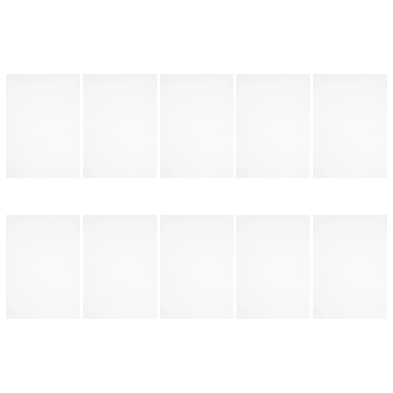 

10pcs Transparent Sheets Baffle Sheets PC Board Decoration for DIY Projects