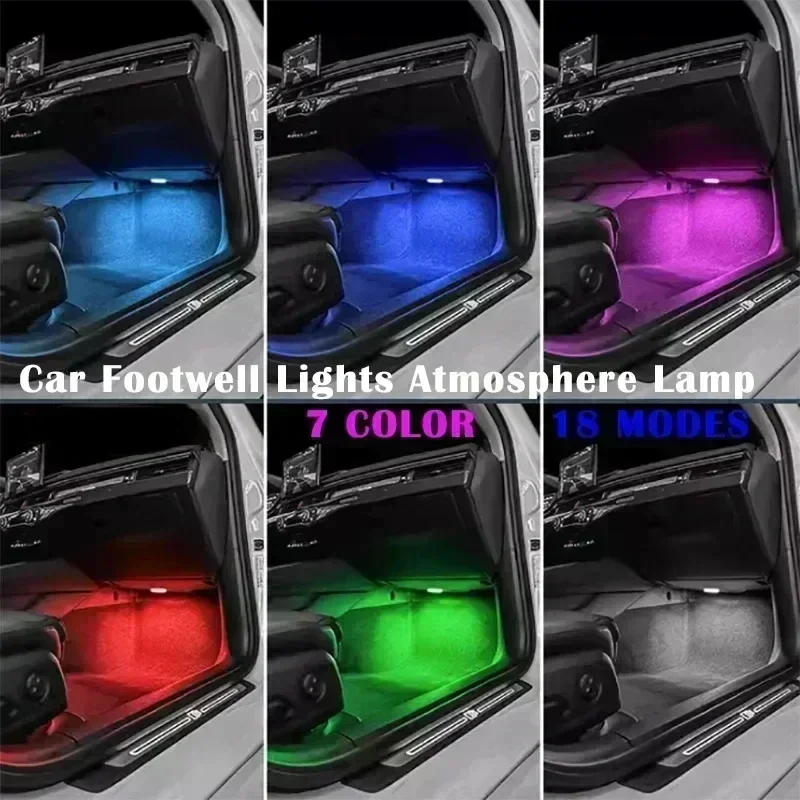 

For Skoda Octavia Rapid Karoq Kodiaq Superb 2015--2022 LED Atmosphere Light Car Footwell Lamp Interior Accessories
