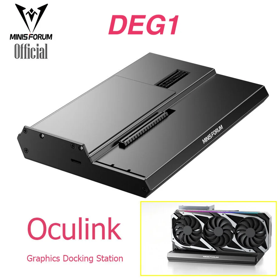 MINISFORUM DEG1/MGA1 Oculink Graphics Dock Station with RX-7600MXT