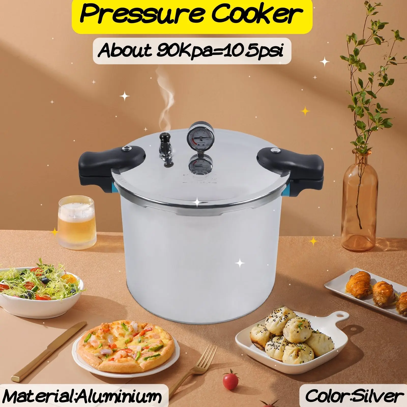 Presto Pressure Canner & Cooker Aluminum 23 qt.