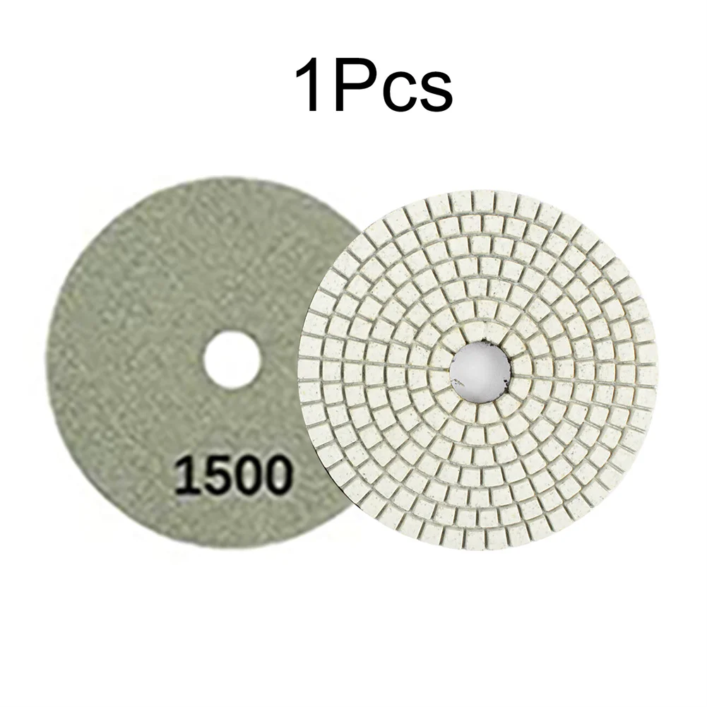 4 Diamond Polishing Pad for Wet/Dry Sanding and Polishing of Granite, Concrete, Marble, Glass, and Stone Surfaces