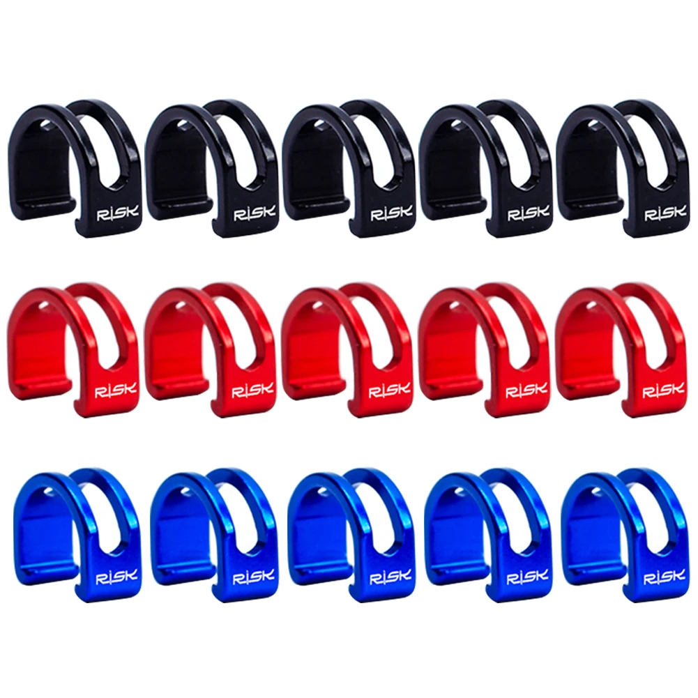 10Pc Bike Cable Clips Frame U Buckle Cable Hose Guides For Mountain Bike Road