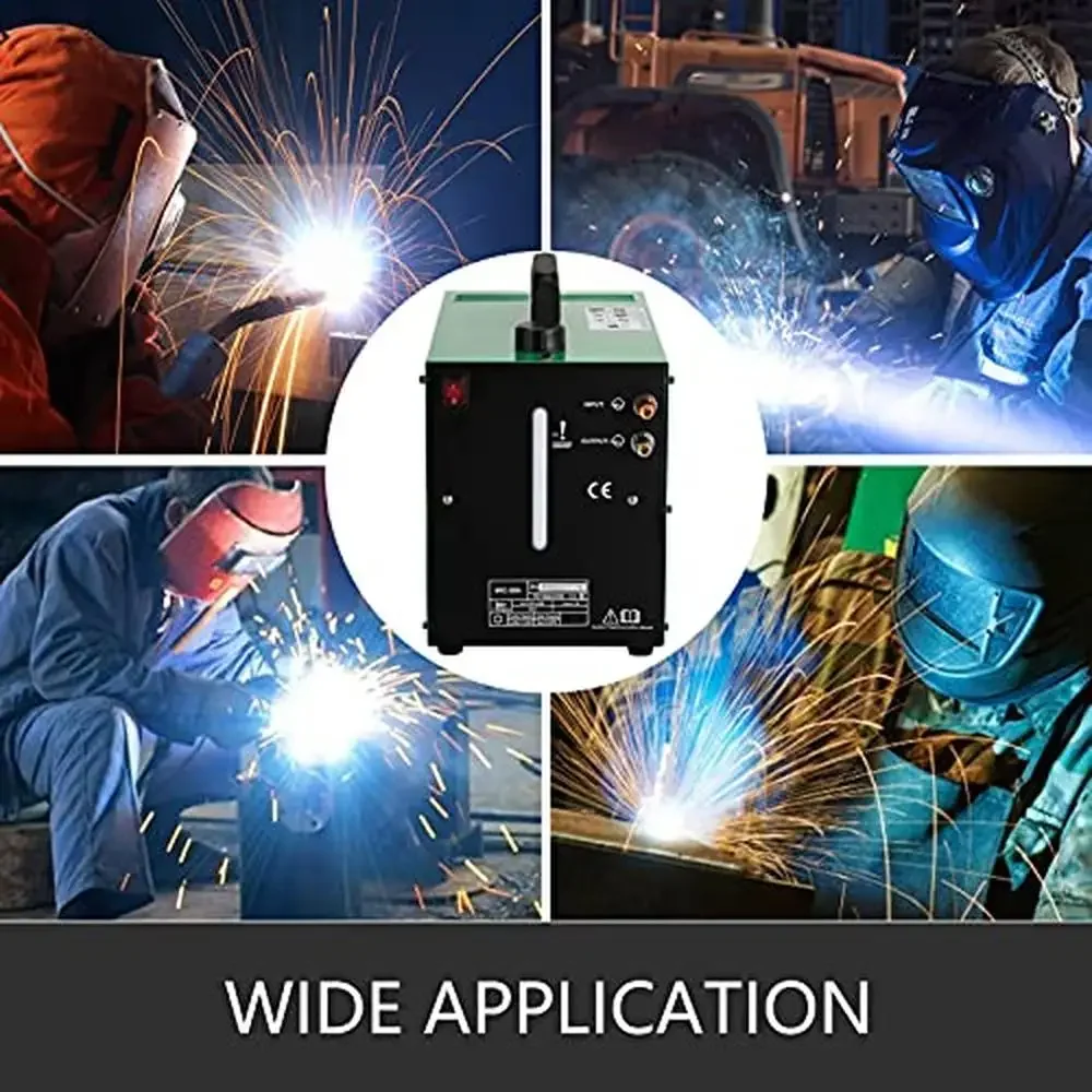 TIG Welder Torch Water Cooling System 10L Capacity 7-12L/min Flow Alarm 110V Stainless Steel Pump Reservoir Copper Radiator 6