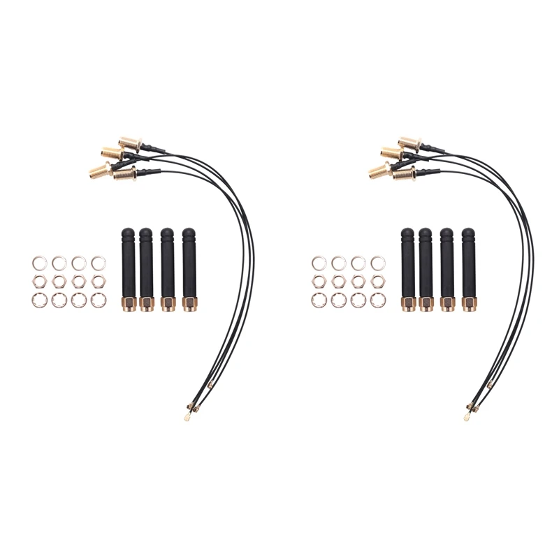 

8 шт. для Lora антенны 868-915 МГц, соединитель U.Fl Ipex-Sma Пигтейл/провод для антенны 3Dbi для модуля Wi-Fi Esp32 Lora