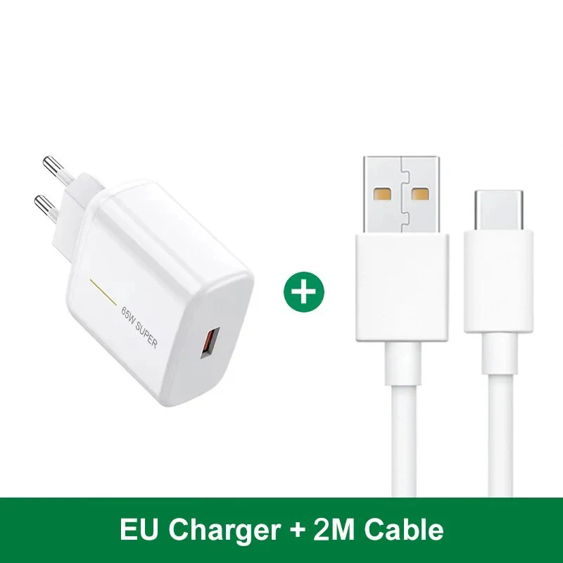 ตัวเลือกสินค้า สายชาร์จเร็ว 65W SuperVOOC สำหรับมือถือหลายรุ่น