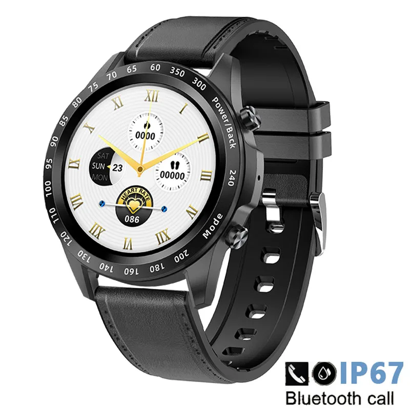 2022 Men Smart Watch Heart Rate Blood Pressure IP67 Waterproof Sports Fitness Luxury Watch Bluetooth Call Smartwatch Music Clock 